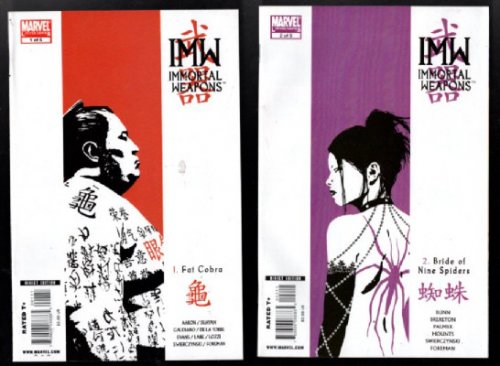 Immortal Weapons #1 and #2 of 5